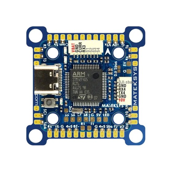 Wholesale Matek System F405-MINI TE Flight Controller Built-in STM32F405RGT6 ICM42605 W/OSD BEC 10V for RC Racing Drone VTX
